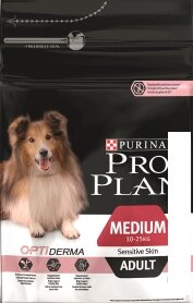 Корм для собак Pro Plan Adult Medium Sensitive Skin 3 кг