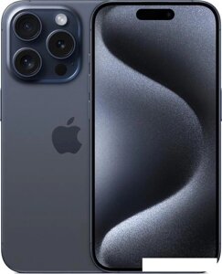 Смартфон Apple iPhone 15 Pro 128GB (синий титан)