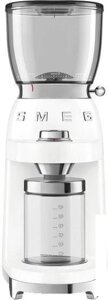 Электрическая кофемолка Smeg CGF01WHEU (белый)