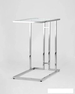 Журнальный столик Stool Group Бостон 50x32 EET-061-C (прозрачное стекло/сталь серебристый)