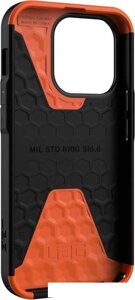 Чехол для телефона Uag для iPhone 14 Pro Civilian Black 114042114040