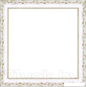 Фоторамка Декарт 50x50 8Л3507 (белый с золотом)