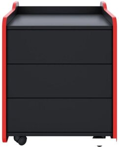 Тумба VMM Game Case 50 Black Red CS-2BKRD (черный/красный)
