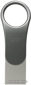 USB Flash Silicon-Power Mobile 80 Gray 64GB (SP064GBUC3C80V1S)