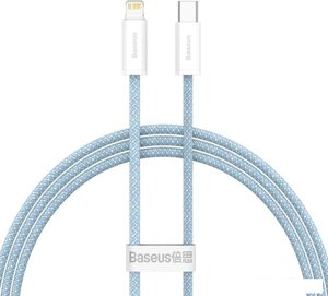 Кабель Baseus Lightning - USB Type-C CALD000103 (2 м, голубой)