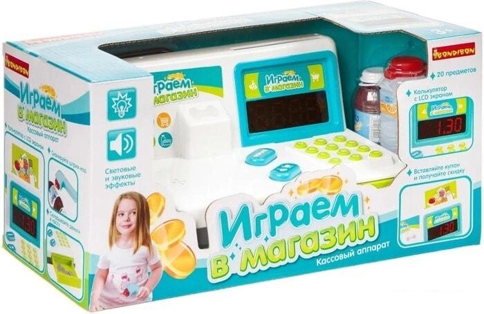 Касса игрушечная Bondibon Играем в магазин ВВ4127 - гарантия