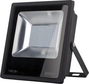 Прожектор Gauss LED 100W IP65 6500K 613100100 (черный)