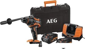 Ударная дрель-шуруповерт AEG Powertools BSB 18BL LI-602C 4935464100 (с 2-мя АКБ 6 Ач, кейс)