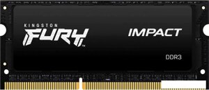 Оперативная память Kingston FURY Impact 8GB DDR3 SODIMM PC3-14900 KF318LS11IB/8