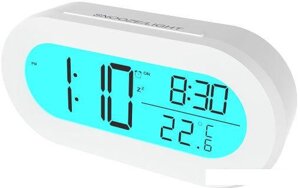 Настольные часы Ritmix CAT-110 (белый)