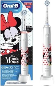 Электрическая зубная щетка Oral-B Pro 3 Junior Sensi Minnie Mouse D505.523.2K