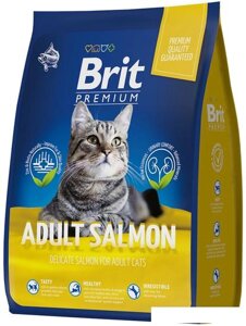 Сухой корм для кошек Brit Premium Cat Adult Salmon 2 кг