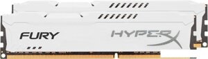 Оперативная память Kingston HyperX Fury White 2x4GB KIT DDR3 PC3-12800 (HX316C10FWK2/8)