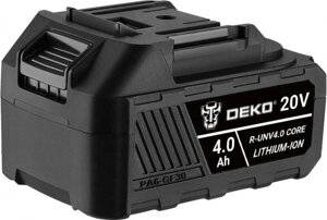 Аккумулятор Deko R-UNV4.0 Core 083-1015 (20В/4 Ач)