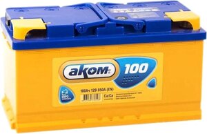 Автомобильный аккумулятор AKOM 6СТ-100e (100 А·ч)