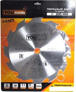 Пильный диск Yourtools Z12 300/32мм