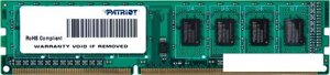 Оперативная память Patriot 4GB DDR3 PC3-12800 [PSD34G1600L81]