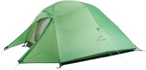 Треккинговая палатка Naturehike Cloud UP Ultralight 3 NH18T030-T New (210T, зеленый)