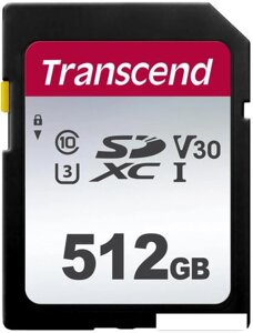 Карта памяти Transcend SDXC 300S 512GB