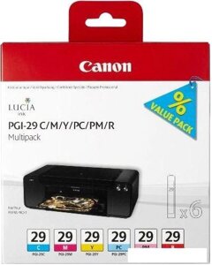 Комплект картриджей Canon PGI-29 CMY/PC/PM/R Multi [4873B005]