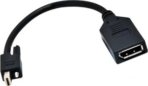 Адаптер Matrox DisplayPort - mini DisplayPort CAB-MDP-DPF (0.2 м, черный)