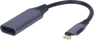 Кабель Cablexpert A-USB3C-DPF-01 USB Type-C - DisplayPort (0.15 м, фиолетовый)