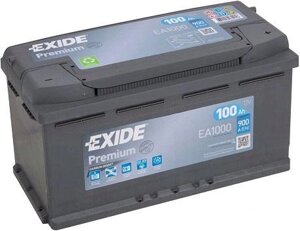 Автомобильный аккумулятор Exide Premium EA1000 (100 А/ч)