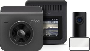 Автомобильный видеорегистратор 70mai Dash Cam A400 + камера заднего вида RC09 (серый)