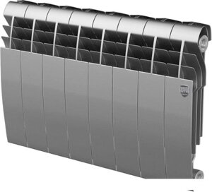 Биметаллический радиатор Royal Thermo BiLiner 350 Silver Satin (8 секций)