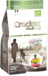 Сухой корм для собак Crockex Wellness Medio-Maxi Adult Horse & Rice 12 кг