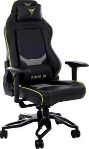 Кресло Zone51 Cyberpunk (черный/зеленый)