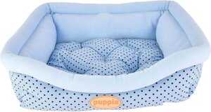 Лежак Puppia Cozy Dot OASA-AU5983-BL-FR (голубой)