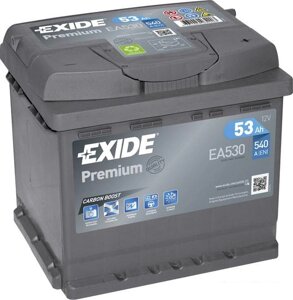 Автомобильный аккумулятор Exide Premium EA530 (53 А·ч)