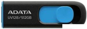 USB Flash ADATA DashDrive UV128 512GB (черный/синий)