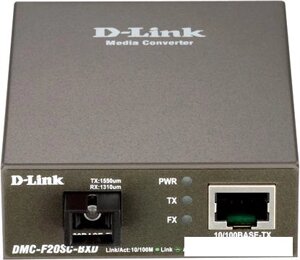 Медиаконвертер D-Link DMC-F20SC-BXD/A1A