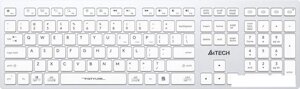 Клавиатура A4Tech Fstyler FBX50C (серебристый/белый)