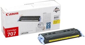 Картриджи для принтеров и МФУ Canon 707Y 9421A004