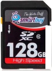 Карта памяти Smart Buy SDXC (Class 10) 128GB (SB128GBSDXC10)