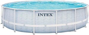 Каркасный бассейн Intex Prism Frame Chevron 26746 (488х122)