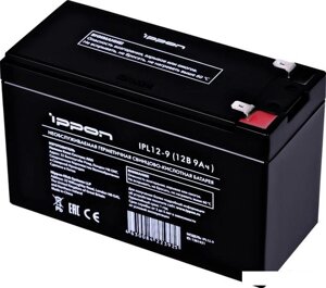 Аккумулятор для ИБП IPPON IPL12-9 (12В/9 А·ч)