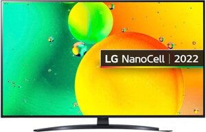 Телевизор LG NanoCell NANO76 43NANO766QA