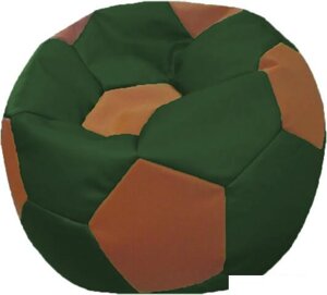 Кресло-мешок Flagman Мяч М1.3-0107 (коричневый/зеленый)