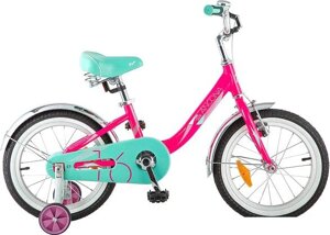 Детский велосипед Novatrack Ancona 16 (розовый/голубой, 2018)