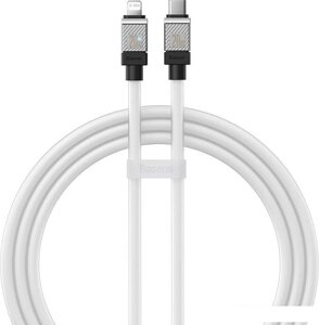 Кабель Baseus CoolPlay Series USB Type-C - Lightning (1 м, белый)