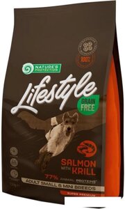 Сухой корм для собак Nature's Protection Lifestyle GF Adult Small and Mini Salmon with krill 1.5 кг