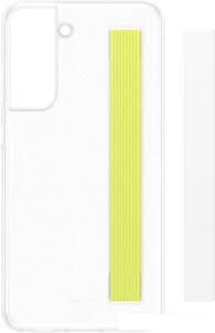 Чехол для телефона Samsung Slim Strap Cover S21 FE (белый)
