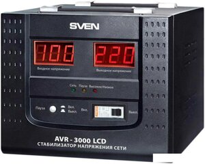 Стабилизатор напряжения SVEN AVR-3000 LCD