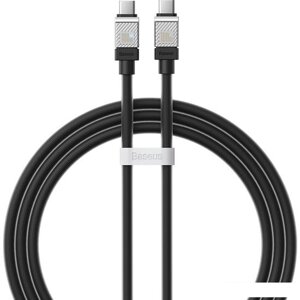 Кабель Baseus CoolPlay Series USB Type-C - USB Type-C (1 м, черный)