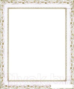 Фоторамка Декарт 40x50 8Л3323 (белый с золотом)