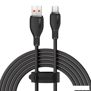 Кабель Baseus Pudding Series USB Type-A - USB Type-C (2 м, черный)